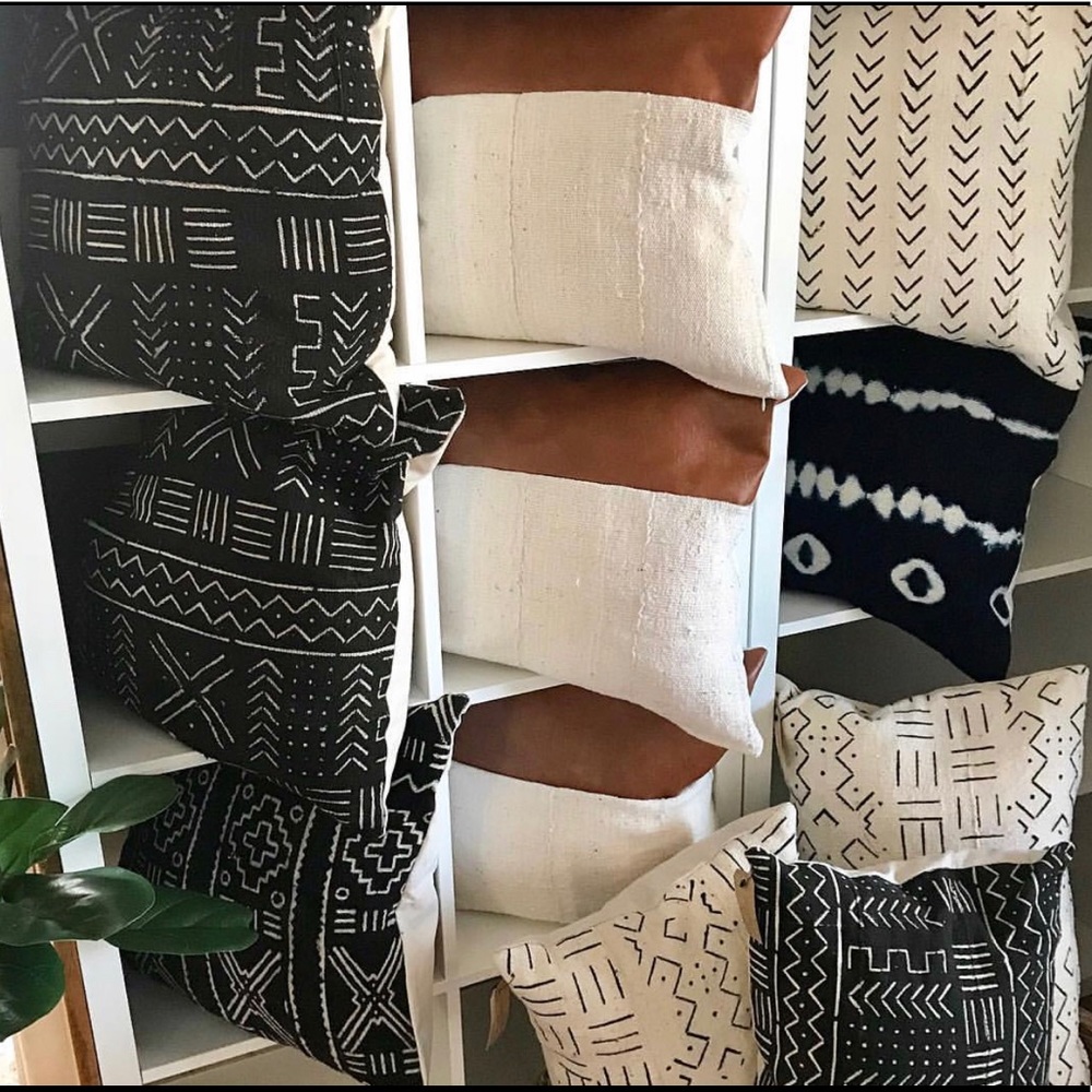 Authentic African Mudcloth Bolster